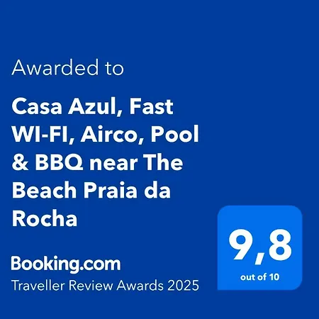 Apartment Casa Azul, Fast Wi-fi, Airco, Pool & Bbq Near The Da Rocha *